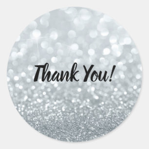 Adesivo Glitter White Sparkle Sweet 16 Party