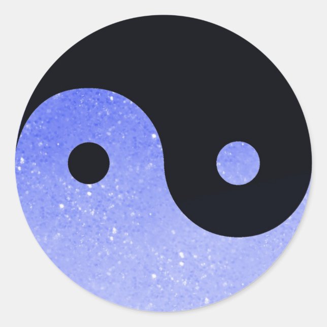 Adesivo Glitz Roxa Olhe Yin Yang Stickers (Frente)