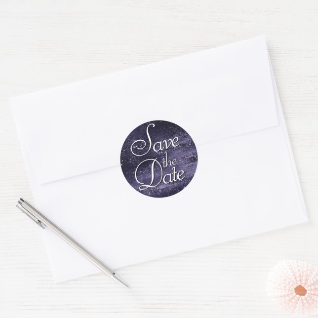 Adesivo Glitzy Foil | Indigo Midnight Purple Salvar Data (Envelope)