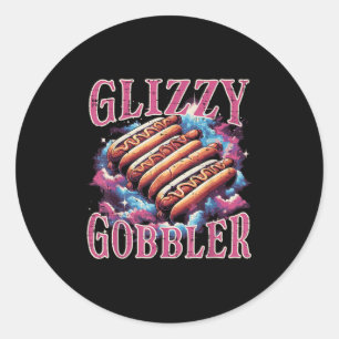 Adesivo Glizzy Gobbler Hotdog Engraçado Comida Homens Mulh