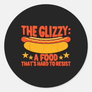 Adesivo Glizzy Gobbler Uma Comida Que É Duro De Resistir Q