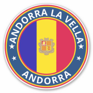 Adesivo Global Traveler - Andorra La Vella, Andorra