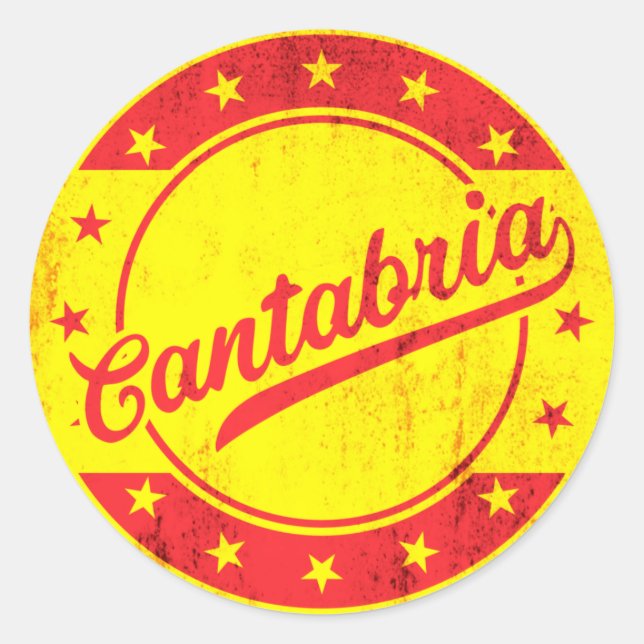 Adesivo Global Traveler - Cantabria, Espanha (Frente)