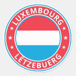 Adesivo Global Traveler - Lëtzebuerg | Luxemburgo