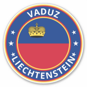Adesivo Global Traveler - Vaduz, Liechtenstein