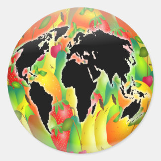Adesivo Globo de frutas
