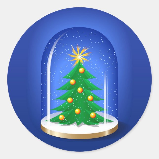 Adesivo Globo de Neve (Frente)