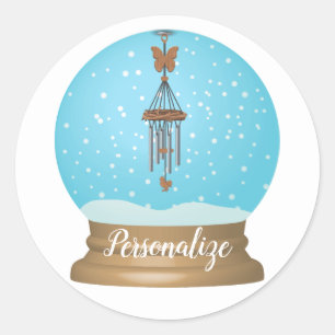 Adesivo Globo de neve primavera