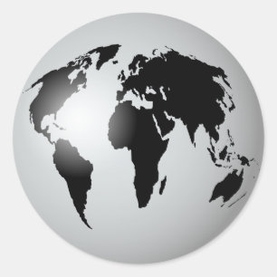 Adesivo Globo do mundo