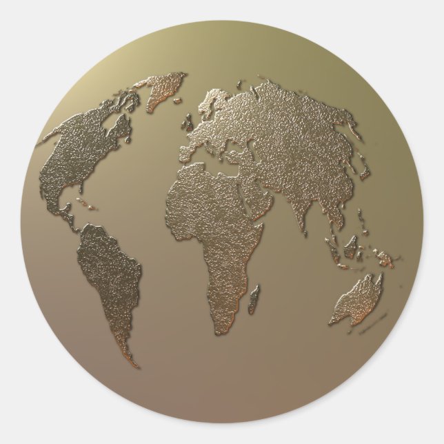 Adesivo Globo Dourado (Frente)