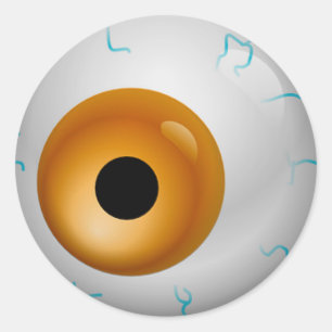 Adesivo Globo ocular Bloodshot o Dia das Bruxas do zombi