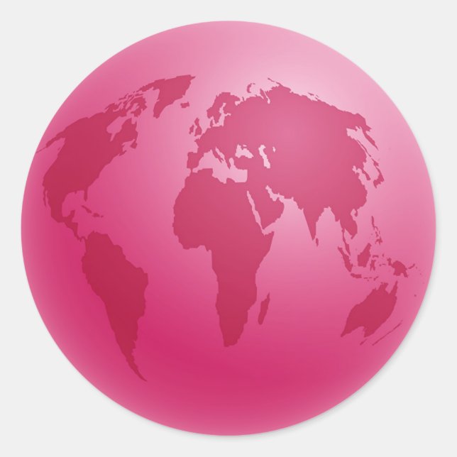 Adesivo Globo Rosa (Frente)