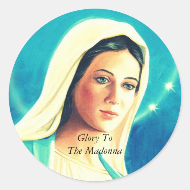 Adesivo Glória à Madonna (Frente)