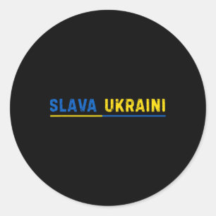 Adesivo Glória à Ucrânia Slava Ukraini 1