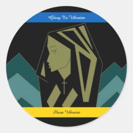 ADESIVO GLÓRIA PARA A UCRÂNIA
