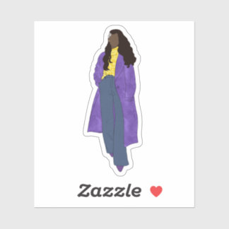 Adesivo Glória Sunshine - Arte Digital Negra Feita à Mão