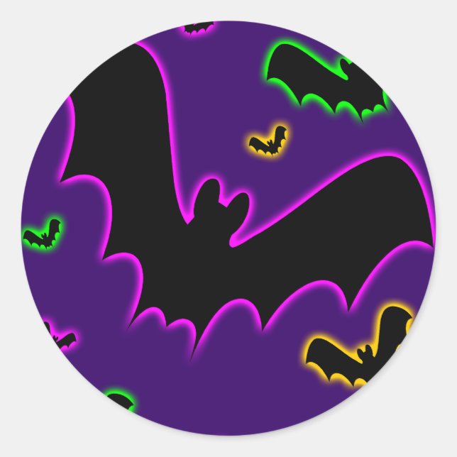 Adesivo Glow Bats de Vampiro (Frente)