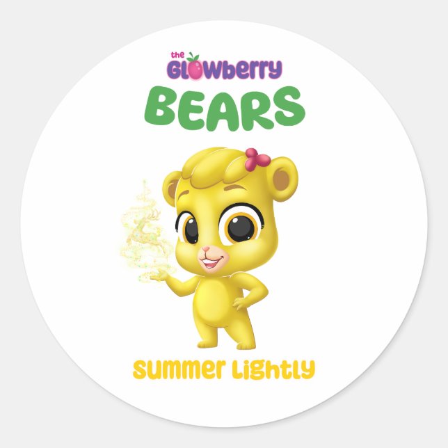 Adesivo Glowberry Bears Summer Lighker (Frente)