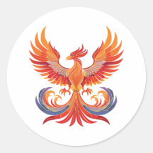 Glowing mythological Fantasy Phoenix Bird