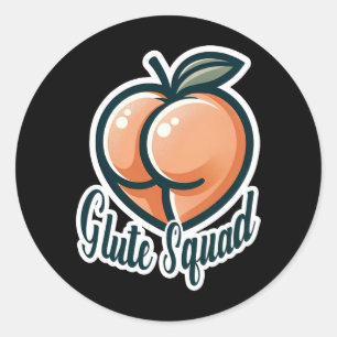 Adesivo Glute Squad Bunda de Pêssego Glúteos Academia Trei