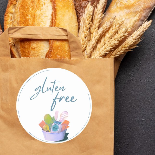 Adesivo Gluten Free Bakery Sticker (Criador carregado)