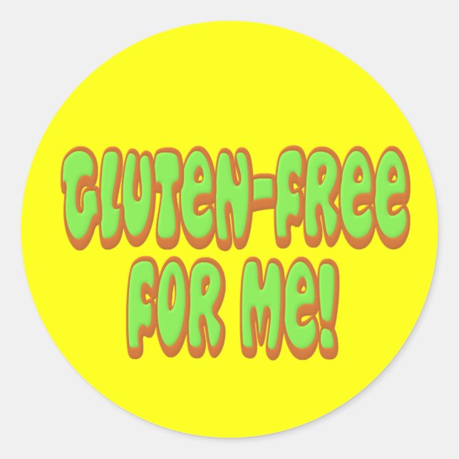 Adesivo Gluten Free For Me (Frente)