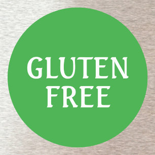 Adesivo Gluten Free round