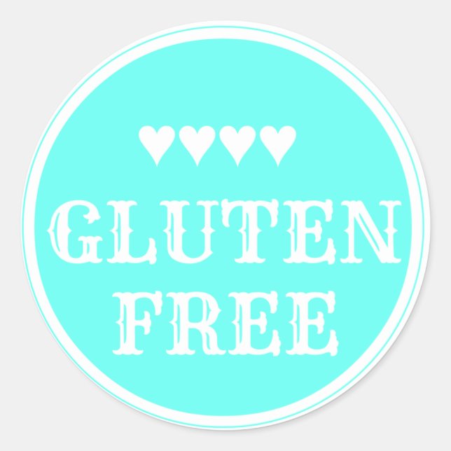 Adesivo Gluten Free sticker (Frente)