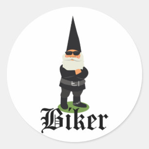 Adesivo Gnome Biker