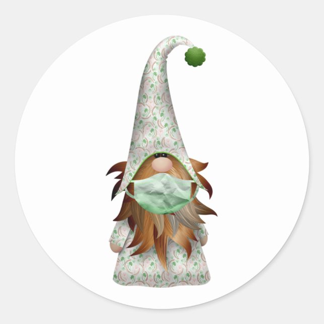 Adesivo Gnome Covid 19 Sticker (Frente)