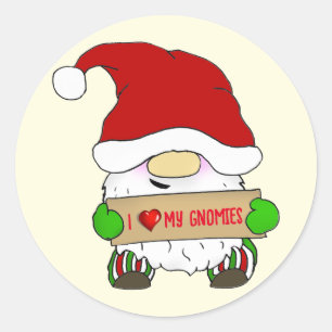 Adesivo Gnome Natal
