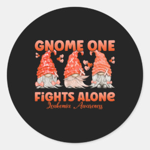 Adesivo Gnome One luta sozinho contra a leucose laranja