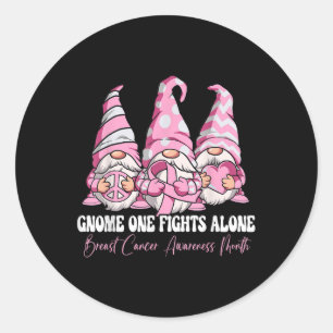 Adesivo Gnome One luta sozinho pela consciência do Cancer