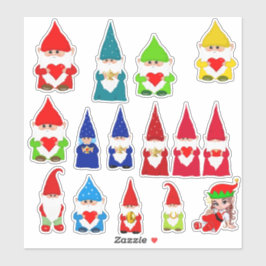 Adesivo Gnominos de Natal Sortidos