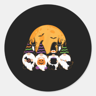 Adesivo Gnomo Bonito De Halloween, Pedra De Jardinagem Ou