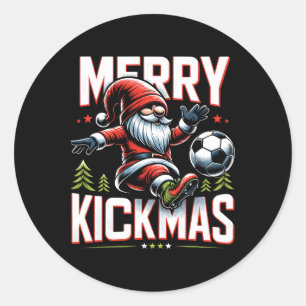 Adesivo Gnomo de Futebol Feliz Natalzinho 