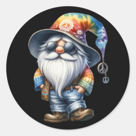 Adesivo Gnomo Hippie