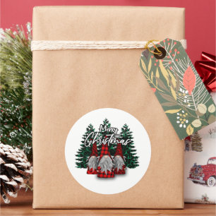 Adesivo Gnomos de Natal Engraçados