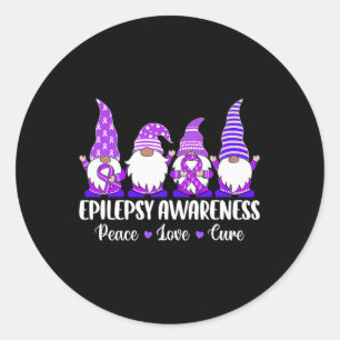 Adesivo Gnomos engraçadinhos Paz esperança ama epilepsia A