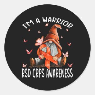 Adesivo Gnomos Eu sou um guerreiro Rsd Crps Consciência Bo