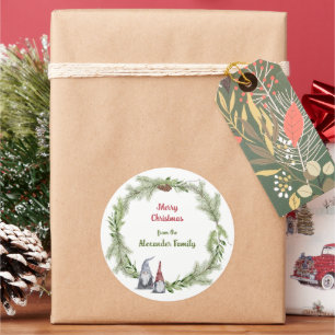 Adesivo Gnomos Feliz Natal - Escandinavo