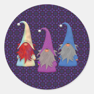 Adesivo Gnomos Trio Stickers