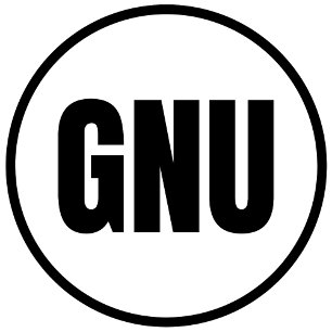 Adesivo GNU - Goodnews Bay Classic Round Sticker