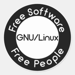 Adesivo GNU/Linux