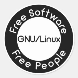 Adesivo GNU/Linux