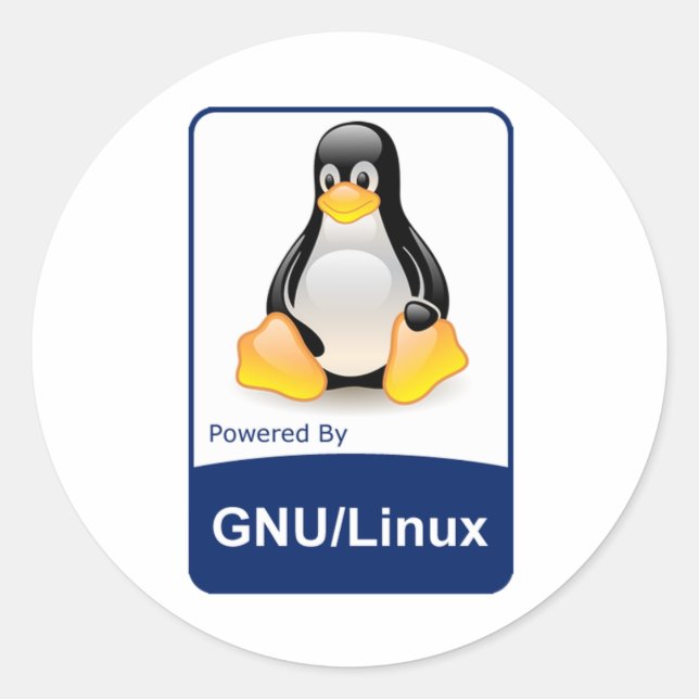 Adesivo GNU/Linux (Frente)