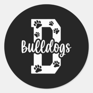 Adesivo Go Bulls Pawprint School Mascot Spirit Futebol