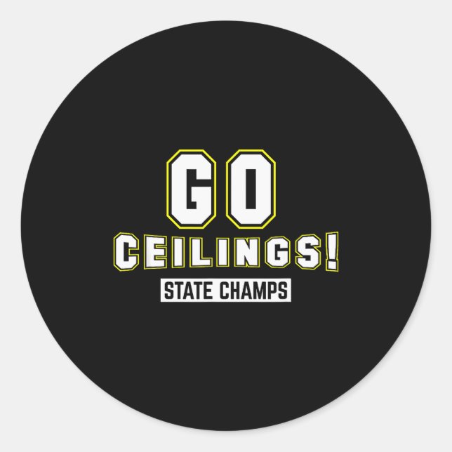 Adesivo Go Ceilings Ceiling Fan Funny Halloween Costume Sh (Frente)