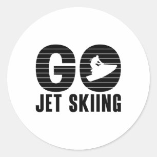 Adesivo Go Jet Skiing Jet Ski Retro Jetski Jet Ski Rider