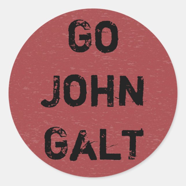 Adesivo Go John Galt (Frente)